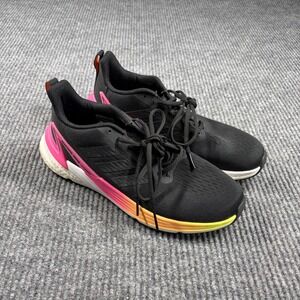 Adidas Response Super Womens Running Shoes Black‎ Pink Yellow FZ1973 Size 9.5